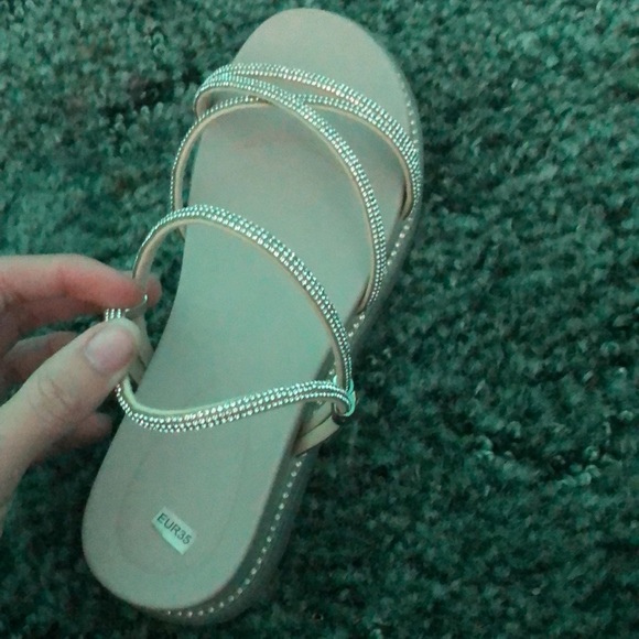 SHEIN rhinestone sandal’s - Picture 2 of 4